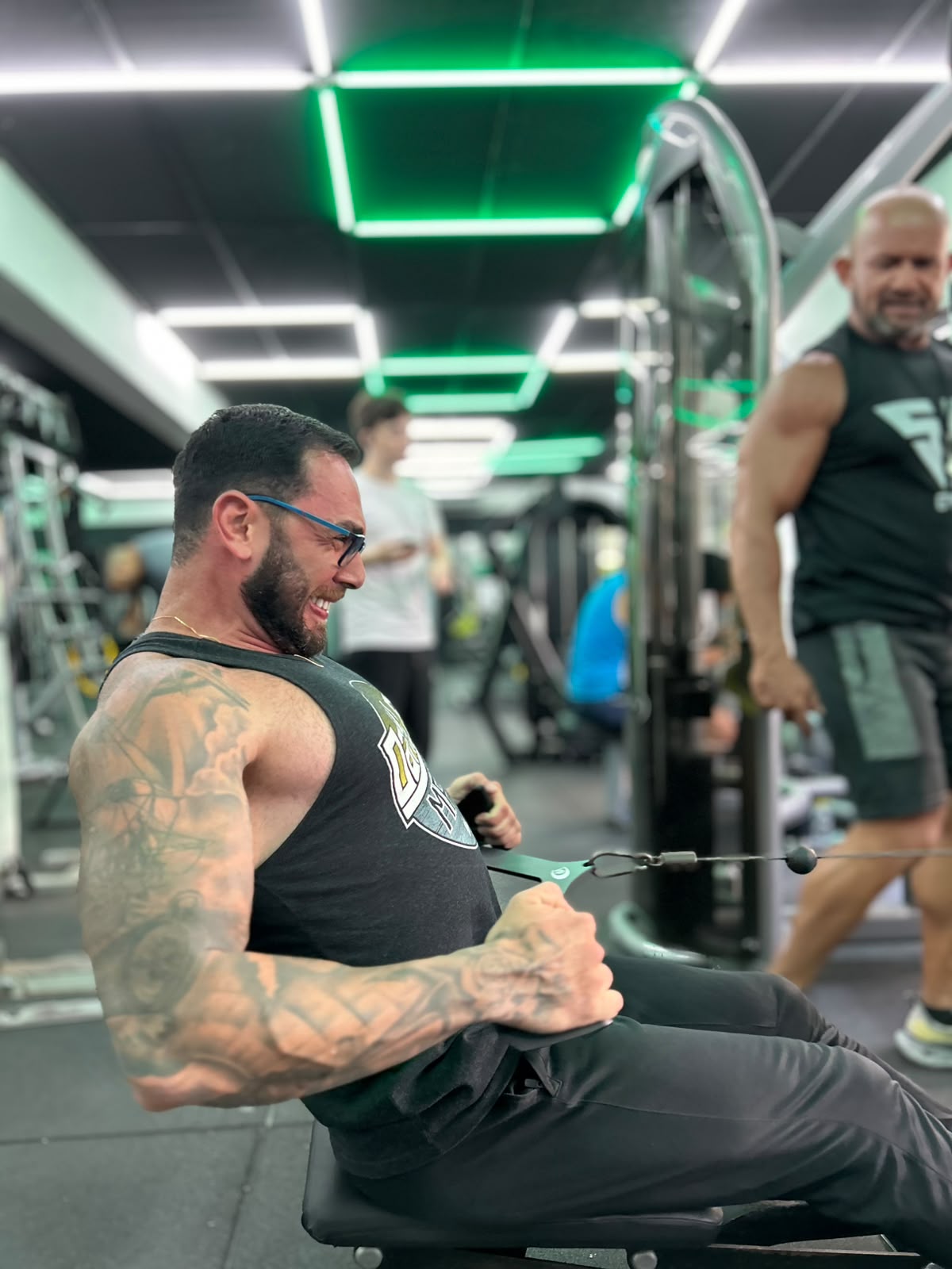 Thomaz treinando